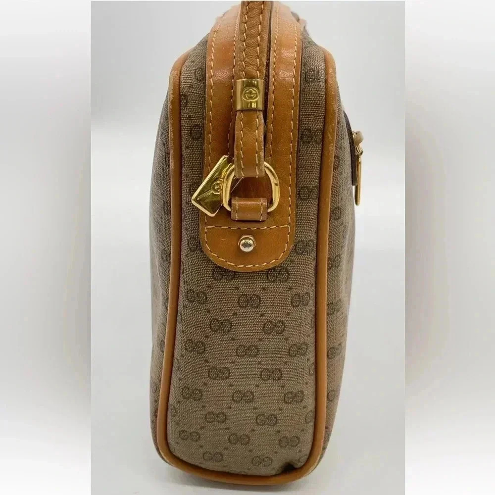 Authentic GUCCI GG Micro Beige Shoulder Bag - Picture 10 of 15
